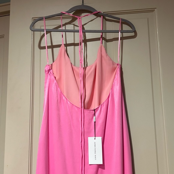 NWT Something Navy Silky Essential Slip Dress - Picture 3 of 15